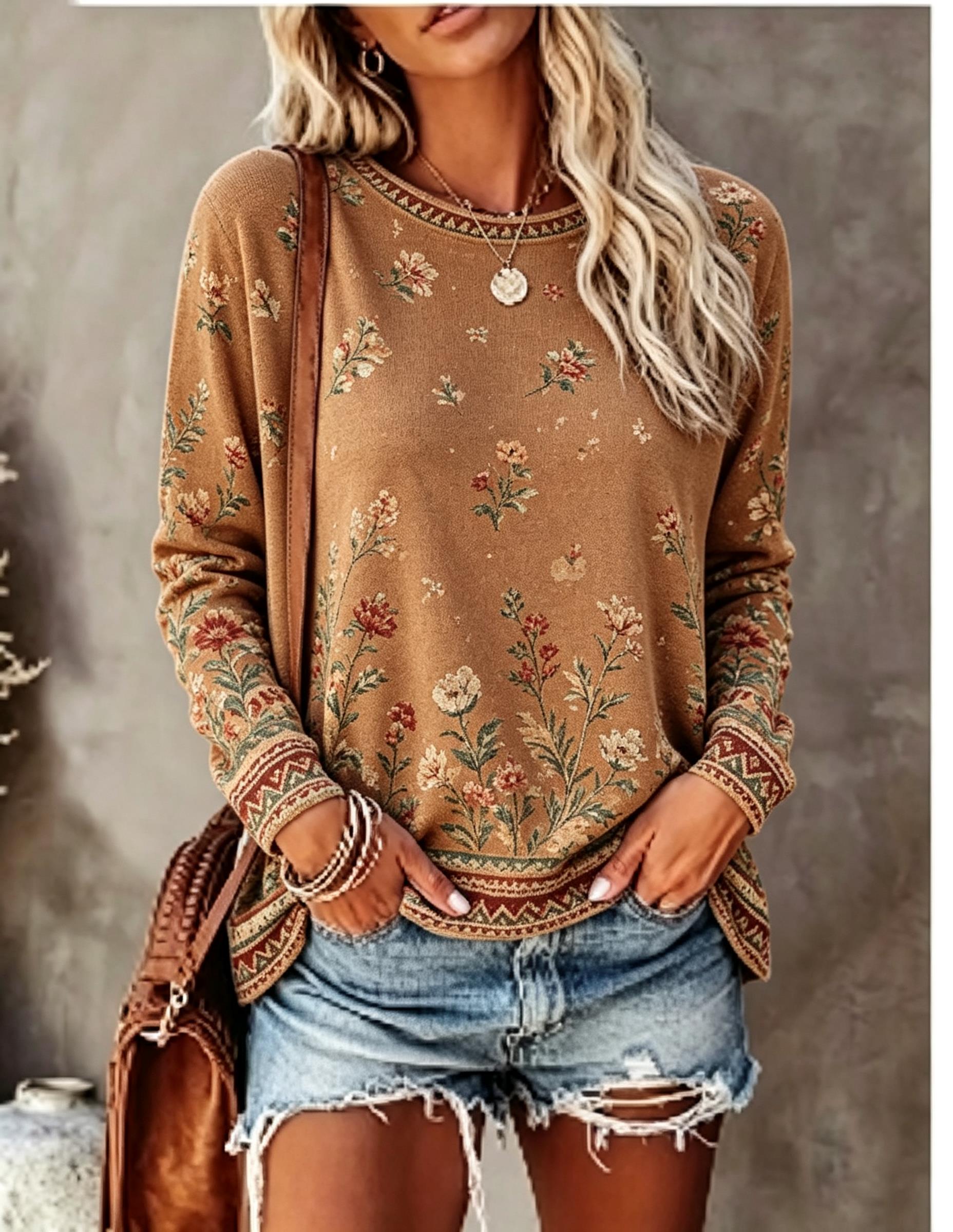 Kadın Bisiklet Yaka Uzun Kollu - Winter Clothing For Women incelemesi ve fiyatı
